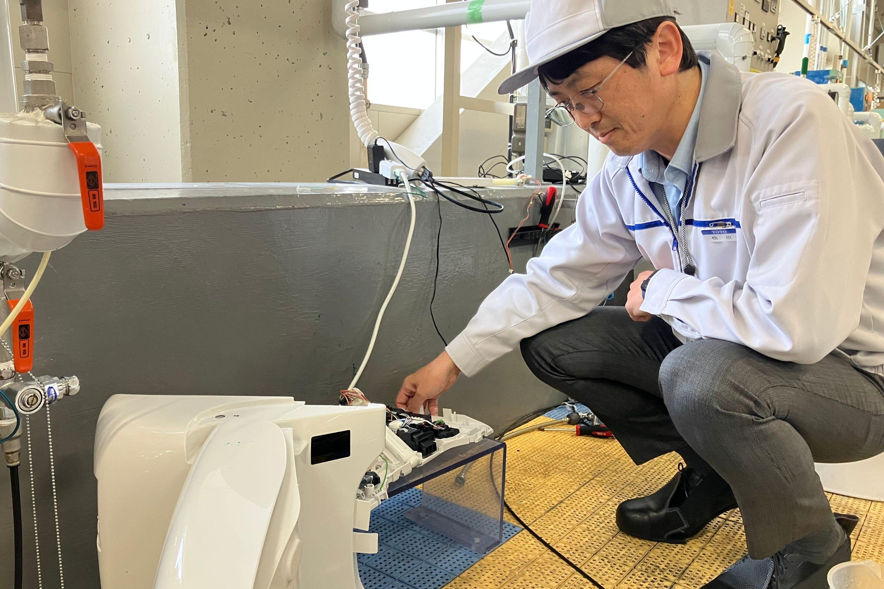 「ISH2025」のTOTOブース。