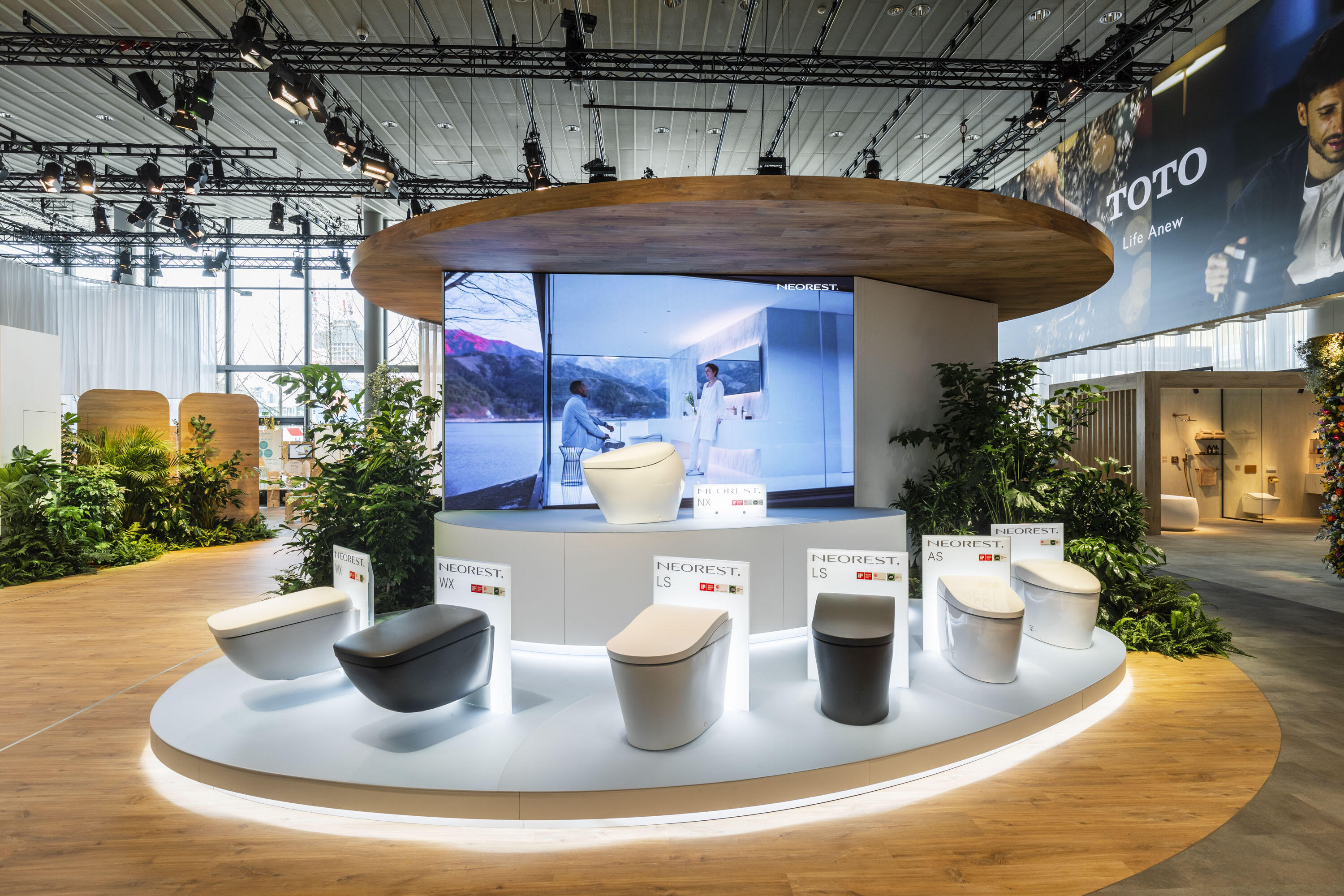 「ISH2025」のTOTOブース。